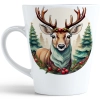 ŚWIĄTECZNY KUBEK LATTE 330ml PREZENT ŚWIĘTA ZIMOWY RENIFER JELEŃ MIKOŁAJ