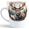 ŚWIĄTECZNY KUBEK LATTE 330ml PREZENT ŚWIĘTA ZIMOWY RENIFER JELEŃ MIKOŁAJ
