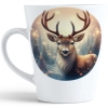 ŚWIĄTECZNY KUBEK LATTE 330ml PREZENT ŚWIĘTA ZIMOWY RENIFER JELEŃ MIKOŁAJ