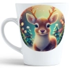 ŚWIĄTECZNY KUBEK LATTE 330ml PREZENT ŚWIĘTA ZIMOWY RENIFER JELEŃ MIKOŁAJ