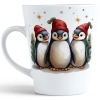 ŚWIĄTECZNY KUBEK LATTE 330ml PREZENT ŚWIĘTA ZIMOWY RENIFER JELEŃ MIKOŁAJ