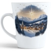 ŚWIĄTECZNY KUBEK LATTE 330ml PREZENT ŚWIĘTA ZIMOWY RENIFER JELEŃ MIKOŁAJ