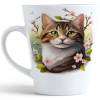 WIOSENNY WIELKANOCNY KUBEK LATTE 330ml PREZENT WIOSNA KOT