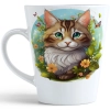 WIOSENNY WIELKANOCNY KUBEK LATTE 330ml PREZENT WIOSNA KOT