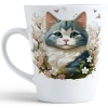 WIOSENNY WIELKANOCNY KUBEK LATTE 330ml PREZENT WIOSNA KOT
