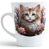 WIOSENNY WIELKANOCNY KUBEK LATTE 330ml PREZENT WIOSNA KOT
