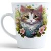 WIOSENNY WIELKANOCNY KUBEK LATTE 330ml PREZENT WIOSNA KOT