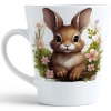 WIOSENNY WIELKANOCNY KUBEK LATTE 330ml PREZENT WIOSNA ZAJĄC