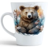 WIOSENNY WIELKANOCNY KUBEK LATTE 330ml PREZENT WIOSNA NIEDZWIEDŹ