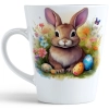 WIOSENNY WIELKANOCNY KUBEK LATTE 330ml PREZENT WIOSNA PISANKI ZAJĄCZEK