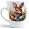 WIOSENNY WIELKANOCNY KUBEK LATTE 330ml PREZENT WIOSNA PISANKI ZAJĄCZEK