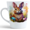 WIOSENNY WIELKANOCNY KUBEK LATTE 330ml PREZENT WIOSNA PISANKI ZAJĄCZEK