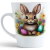 WIOSENNY WIELKANOCNY KUBEK LATTE 330ml PREZENT WIOSNA PISANKI ZAJĄCZEK