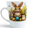 WIOSENNY WIELKANOCNY KUBEK LATTE 330ml PREZENT WIOSNA PISANKI ZAJĄCZEK
