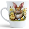 WIOSENNY WIELKANOCNY KUBEK LATTE 330ml PREZENT WIOSNA PISANKI ZAJĄCZEK