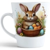 WIOSENNY WIELKANOCNY KUBEK LATTE 330ml PREZENT WIOSNA PISANKI ZAJĄCZEK
