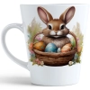 WIOSENNY WIELKANOCNY KUBEK LATTE 330ml PREZENT WIOSNA PISANKI ZAJĄCZEK