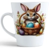 WIOSENNY WIELKANOCNY KUBEK LATTE 330ml PREZENT WIOSNA PISANKI ZAJĄCZEK