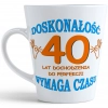 KUBEK LATTE PREZENT URODZINY 40 CZTERDZIESTKĘ ZNAK