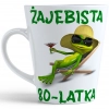 KUBEK LATTE PREZENT URODZINY 80 OSIEMDZIESIĄTKĘ ZNAK