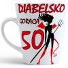 KUBEK LATTE PREZENT URODZINY 50 PIĘĆDZIESIĄTKĘ ZNAK