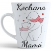 KUBEK LATTE 330ml DLA MAMY Z NADRUKIEM NA PREZENT DZIEŃ MATKI MAMA MAMUSIA