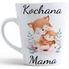 KUBEK LATTE 330ml DLA MAMY Z NADRUKIEM NA PREZENT DZIEŃ MATKI MAMA MAMUSIA