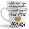 KUBEK LATTE 330ml DLA MAMY Z NADRUKIEM NA PREZENT DZIEŃ MATKI MAMA MAMUSIA
