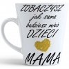 KUBEK LATTE 330ml DLA MAMY Z NADRUKIEM NA PREZENT DZIEŃ MATKI MAMA MAMUSIA