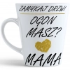 KUBEK LATTE 330ml DLA MAMY Z NADRUKIEM NA PREZENT DZIEŃ MATKI MAMA MAMUSIA