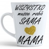 KUBEK LATTE 330ml DLA MAMY Z NADRUKIEM NA PREZENT DZIEŃ MATKI MAMA MAMUSIA