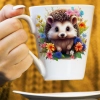 WIOSENNY WIELKANOCNY KUBEK LATTE 330ml PREZENT WIOSNA JEŻ