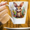 WIOSENNY WIELKANOCNY KUBEK LATTE 330ml PREZENT WIOSNA KRÓLIK
