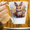 WIOSENNY WIELKANOCNY KUBEK LATTE 330ml PREZENT WIOSNA ZAJĄC