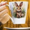 WIOSENNY WIELKANOCNY KUBEK LATTE 330ml PREZENT WIOSNA ZAJĄC