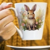WIOSENNY WIELKANOCNY KUBEK LATTE 330ml PREZENT WIOSNA ZAJĄC