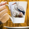 WIOSENNY WIELKANOCNY KUBEK LATTE 330ml PREZENT WIOSNA BOCIAN