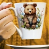 WIOSENNY WIELKANOCNY KUBEK LATTE 330ml PREZENT WIOSNA NIEDZWIEDŹ