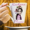 KUBEK LATTE 330ml DLA MAMY Z NADRUKIEM NA PREZENT DZIEŃ MATKI MAMA MAMUSIA