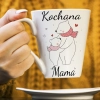KUBEK LATTE 330ml DLA MAMY Z NADRUKIEM NA PREZENT DZIEŃ MATKI MAMA MAMUSIA