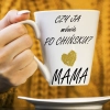 KUBEK LATTE 330ml DLA MAMY Z NADRUKIEM NA PREZENT DZIEŃ MATKI MAMA MAMUSIA