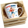 KUBEK LATTE 330ml W SKRZYNCE DLA MAMY PREZENT DZIEŃ MATKI MAMA MAMUSIA