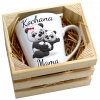 KUBEK LATTE 330ml W SKRZYNCE DLA MAMY PREZENT DZIEŃ MATKI MAMA MAMUSIA