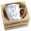 KUBEK LATTE 330ml W SKRZYNCE DLA MAMY PREZENT DZIEŃ MATKI MAMA MAMUSIA