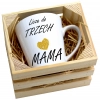 KUBEK LATTE 330ml W SKRZYNCE DLA MAMY PREZENT DZIEŃ MATKI MAMA MAMUSIA