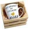 KUBEK LATTE 330ml W SKRZYNCE DLA MAMY PREZENT DZIEŃ MATKI MAMA MAMUSIA