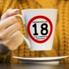 KUBEK LATTE PREZENT URODZINY 18 OSIEMNASTKĘ ZNAK