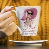 KUBEK LATTE PREZENT URODZINY 18 OSIEMNASTKĘ ZNAK