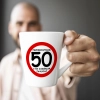 KUBEK LATTE PREZENT URODZINY 50 PIĘĆDZIESIĄTKĘ ZNAK
