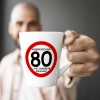 KUBEK LATTE PREZENT URODZINY 80 OSIEMDZIESIĄTKĘ ZNAK